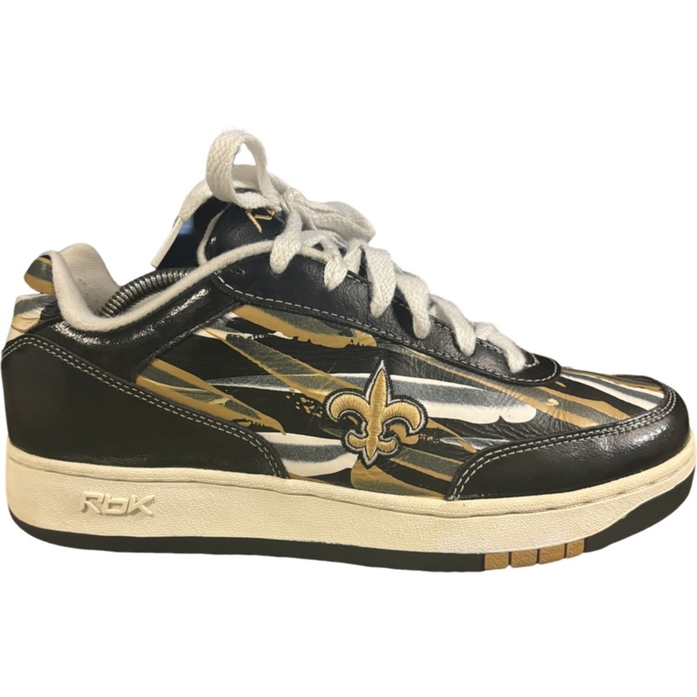 Reebok Men's New Orleans Saints Recline Paint Sneaker Size 8.5 RARE! Sold out